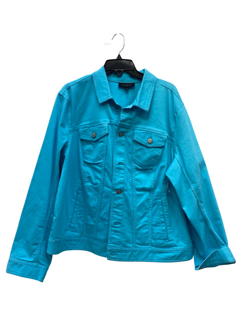 Vist Large View of Product Image Which is Used Talbots Denim Jacket 2X-20