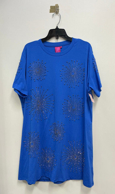 Vist Large View of Product Image Which is Used Queen of Sparkles Short Dress F 2X-20