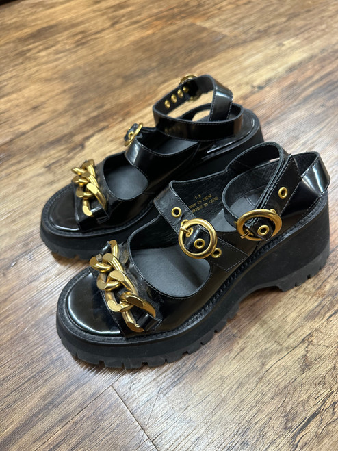 Vist Large View of Product Image Which is Used Jeffrey Campbell Wedge Sandals 7.5