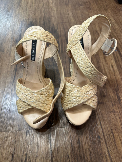Vist Large View of Product Image Which is Used Alice + Olivia Wedge Sandals 8