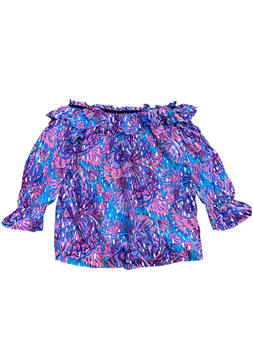 Vist Large View of Product Image Which is Used Lilly Pulitzer Long Sleeve Top XS-0/2