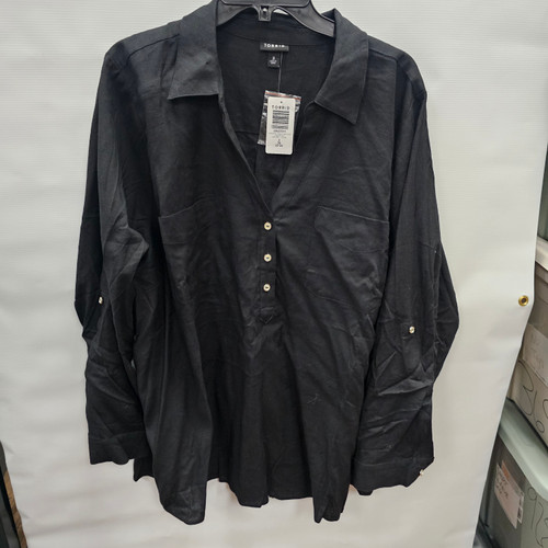 Vist Large View of Product Image Which is Used Torrid Long Sleeve Top F 3X-22