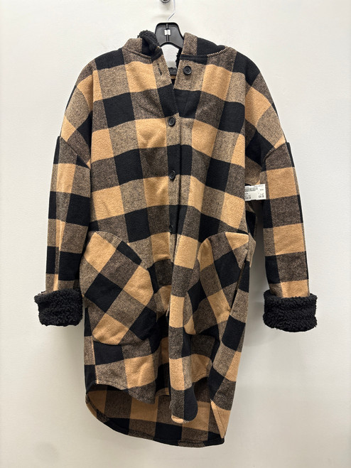 Vist Large View of Product Image Which is Used Tan Rd Style Long Heavy Coat M-8/10