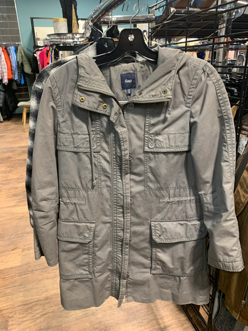 Vist Large View of Product Image Which is Used Gap Long Light Jacket XS-0/2