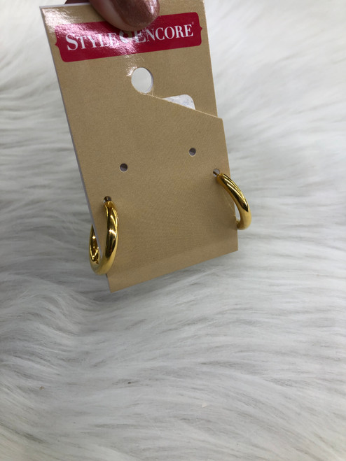 Vist Large View of Product Image Which is Used 18k gold plated Earrings