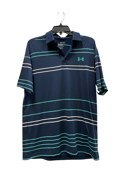Vist Large View of Product Image Which is Used Under Armour Mens Short Sleeve Top M/15-15.5