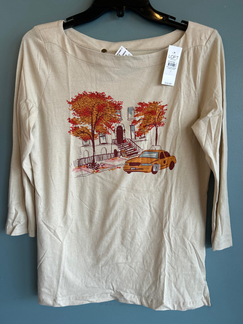 Vist Large View of Product Image Which is Used Loft Long Sleeve Top S-4/6 sff3