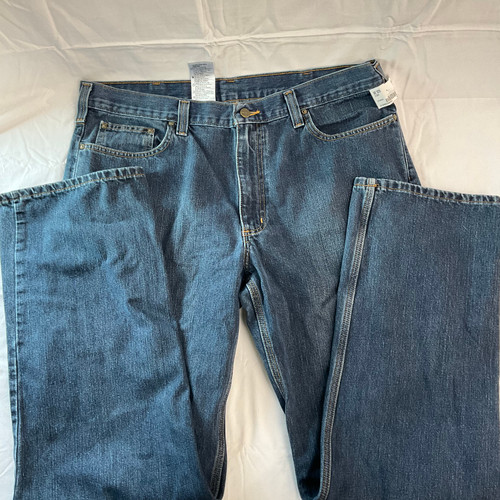 Vist Large View of Product Image Which is Used Carhartt Mens Denim 38W