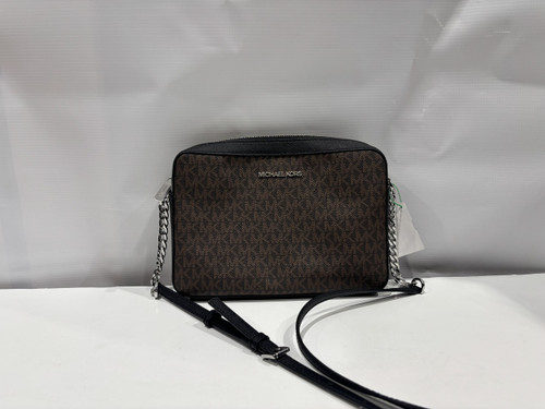 Vist Large View of Product Image Which is Used Michael Michael Kors Large Leather Handbag