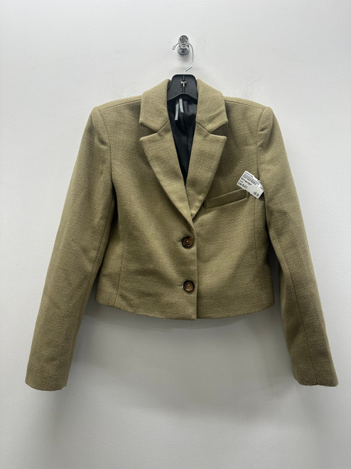 Vist Large View of Product Image Which is Used green Anthropologie Blazer XS-0/2