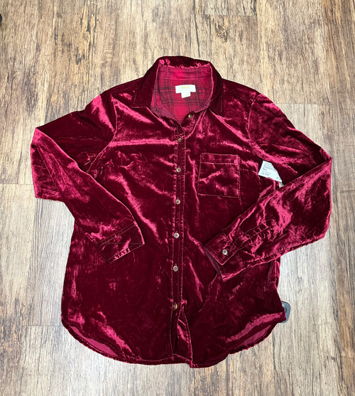 Vist Large View of Product Image Which is Used Maeve Long Sleeve Top S-4/6