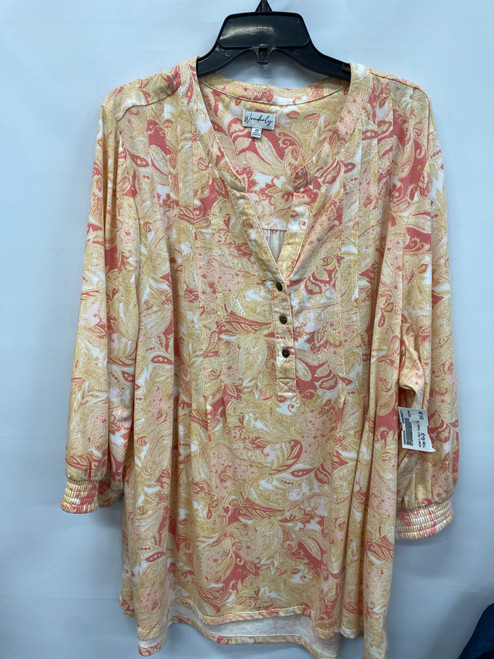 Vist Large View of Product Image Which is Used Unbranded Short Sleeve Top 4X-24