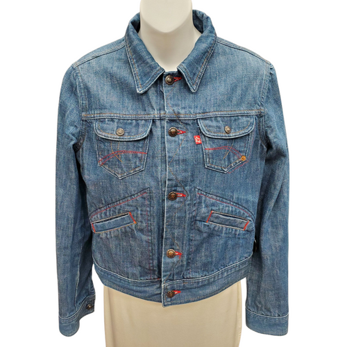 Vist Large View of Product Image Which is Used Phard Denim Jacket S-4/6