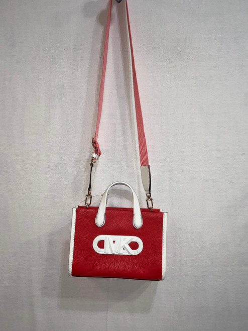 Vist Large View of Product Image Which is Used Michael Michael Kors Large Leather Handbag