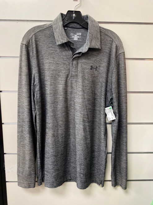 Vist Large View of Product Image Which is Used Under Armour Mens Long Sleeve Top S/14-14.5