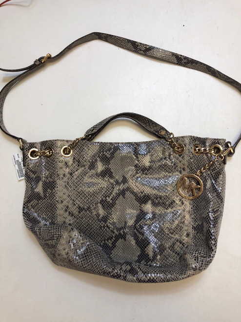 Vist Large View of Product Image Which is Used Michael Michael Kors Large Leather Handbag