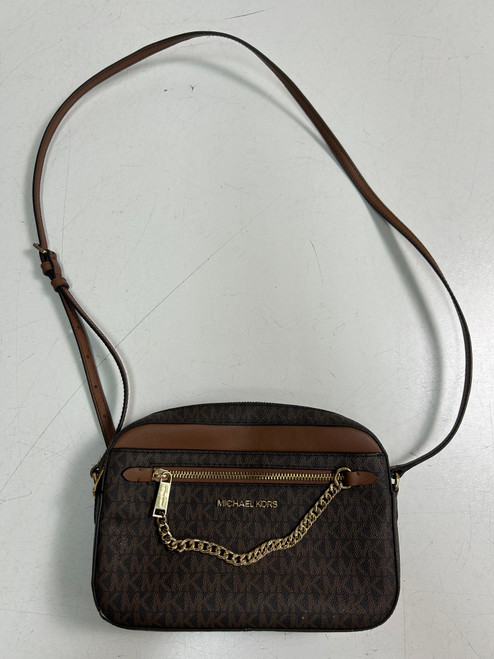 Vist Large View of Product Image Which is Used Michael Michael Kors Small Leather Handbag