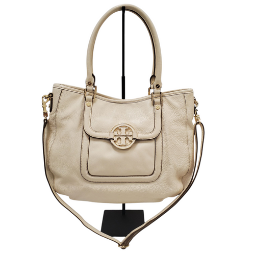 Vist Large View of Product Image Which is Used Tory Burch Large Leather Handbag