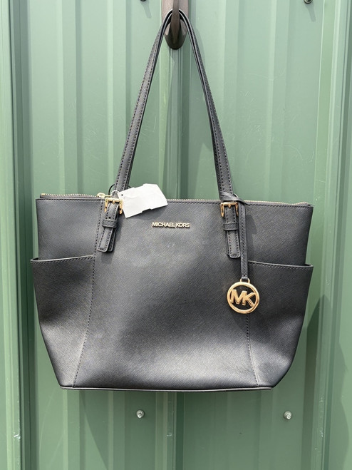 Vist Large View of Product Image Which is Used Michael Michael Kors Large Leather Handbag