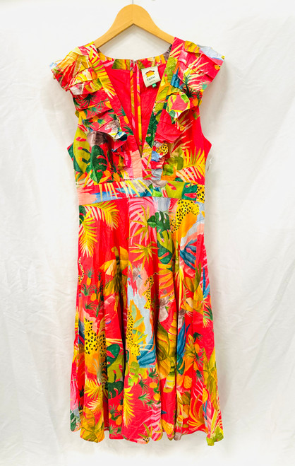 Vist Large View of Product Image Which is Used Farm Rio Long Dress B M-8/10
