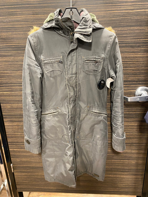 Vist Large View of Product Image Which is Used Unbranded Long Heavy Coat XS-0/2