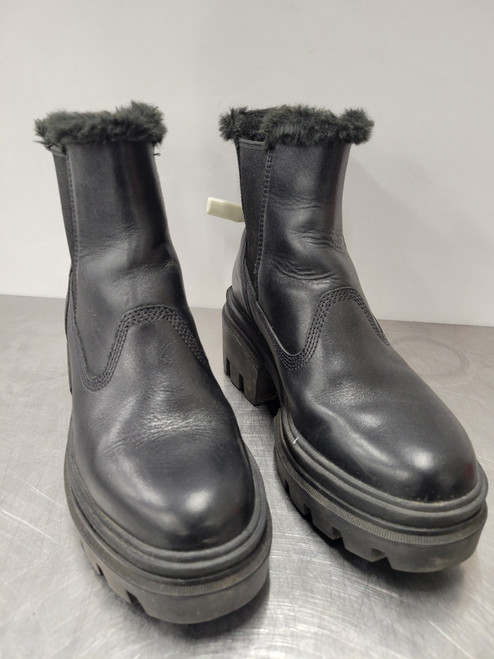 Vist Large View of Product Image Which is Used  Black Timberland Ankle Boots 6.5