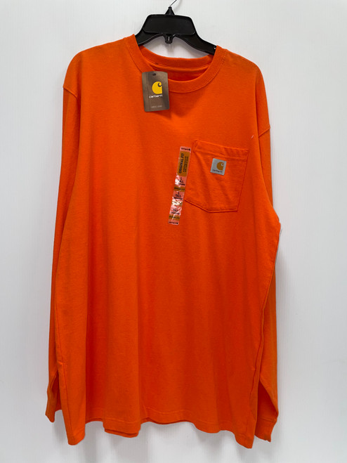 Vist Large View of Product Image Which is Used Carhartt Mens Long Sleeve Top L/16-16.5