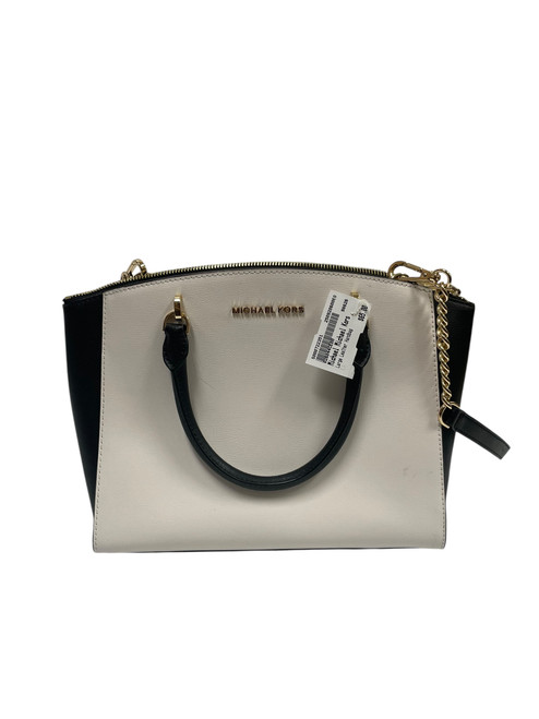 Vist Large View of Product Image Which is Used Michael Michael Kors Large Leather Handbag