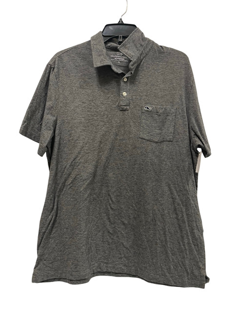 Vist Large View of Product Image Which is Used Vineyard Vines Mens Short Sleeve Top L/16-16.5