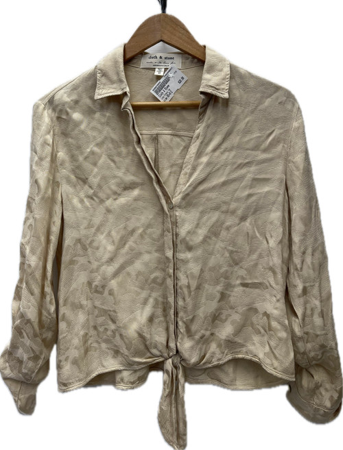Vist Large View of Product Image Which is Used Cloth & Stone Long Sleeve Top XS-0/2