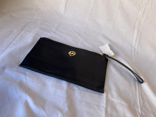 Vist Large View of Product Image Which is Used Michael Michael Kors Leather Wristlet