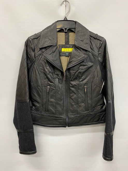 Vist Large View of Product Image Which is Used Unbranded Leather Jacket S-4/6