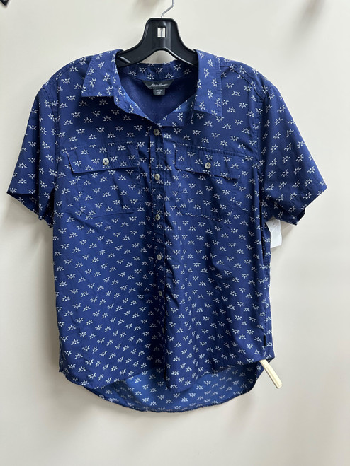 Vist Large View of Product Image Which is Used Eddie Bauer Mens Short Sleeve Top L/16-16.5