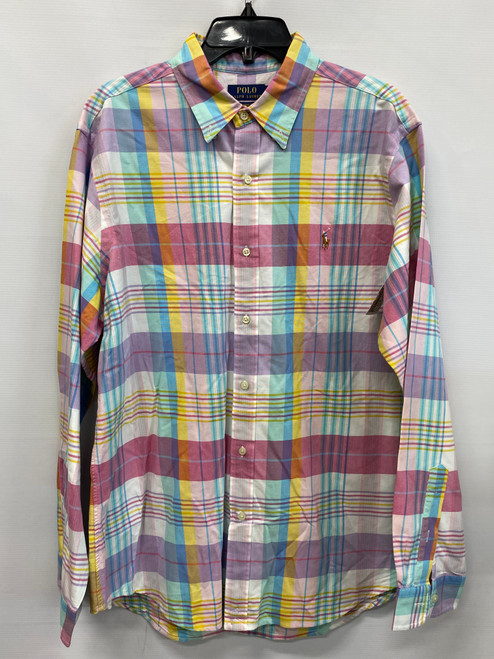 Used Polo Ralph Lauren Mens Long Sleeve Top XL/17-17.5 60072-S000531059 Vist Large View of Product Image Which is Used Polo Ralph Lauren Mens Long Sleeve Top XL/17-17.5