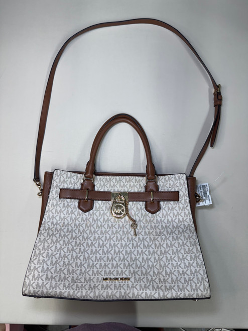 Vist Large View of Product Image Which is Used Michael Michael Kors Large Leather Handbag + Wallet