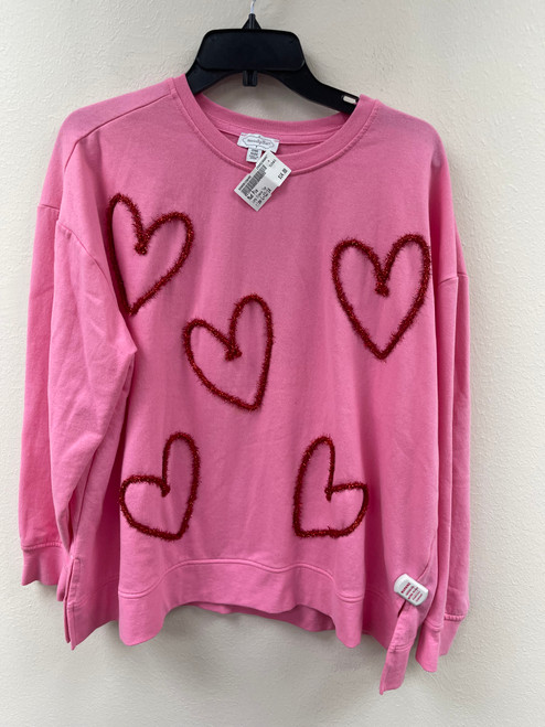 Used Mud Pie Long Sleeve Top L-12/14 60074-S000615845 Vist Large View of Product Image Which is Used Mud Pie Long Sleeve Top L-12/14