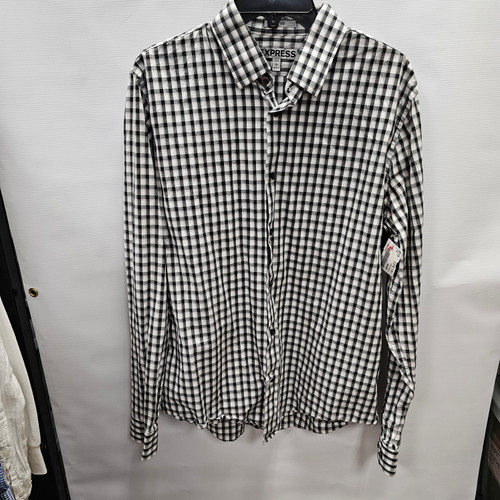 Used Express Mens Long Sleeve Top L/16-16.5 60112-S000354238