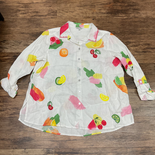 Vist Large View of Product Image Which is Used John Mark Long Sleeve Top 1X-18
