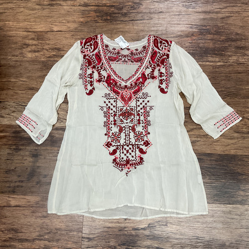 Vist Large View of Product Image Which is Used Johnny Was Short Sleeve Top M-8/10