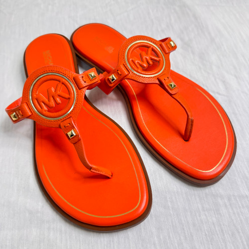 Vist Large View of Product Image Which is Used Michael Michael Kors Flip Flops 8.5