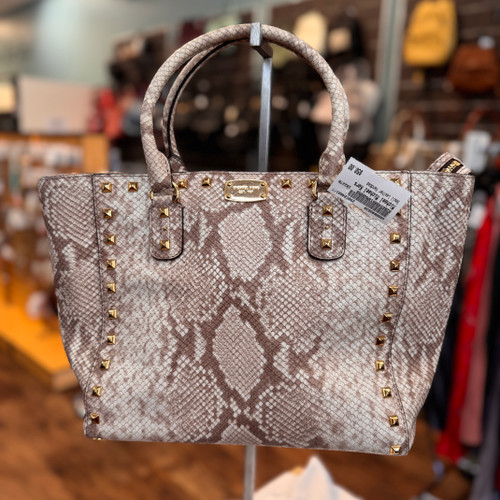 Vist Large View of Product Image Which is Used Michael Michael Kors Small Leather Handbag