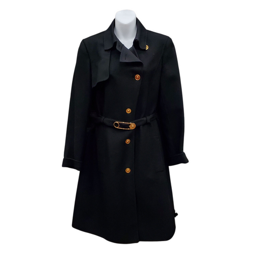 Vist Large View of Product Image Which is Used Versace Long Heavy Coat S-4/6