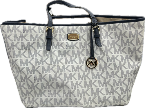 Vist Large View of Product Image Which is Used Michael Michael Kors Large Leather Handbag