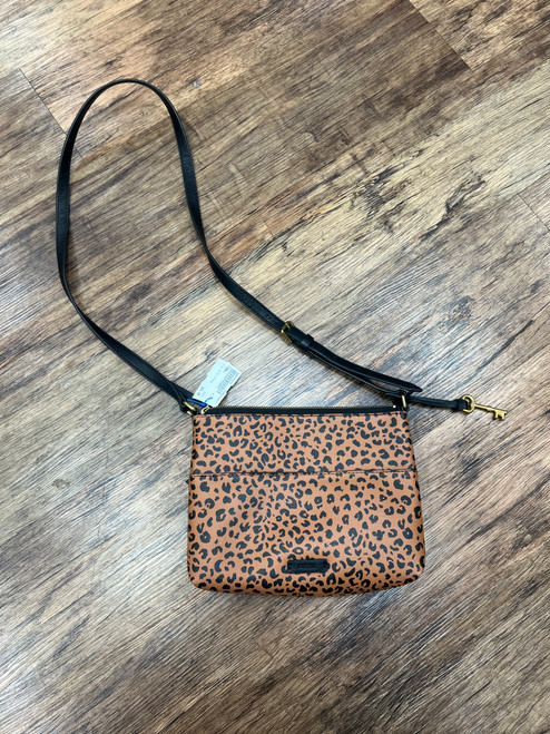Vist Large View of Product Image Which is Used Fossil Large Leather Handbag