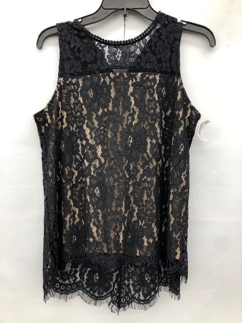 Vist Large View of Product Image Which is Used Rose & Olive Sleeveless Top S-4/6