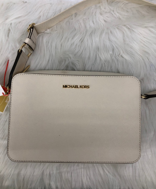 Vist Large View of Product Image Which is Used Michael Michael Kors Large Leather Handbag