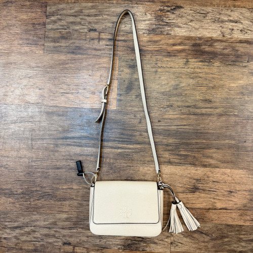 Used Tory Burch Large Leather Handbag 60129-S000518313 Vist Large View of Product Image Which is Used Tory Burch Large Leather Handbag