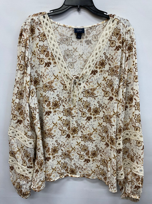 Used Daytrip Long Sleeve Top 2X-20 60072-S000531487 Vist Large View of Product Image Which is Used Daytrip Long Sleeve Top 2X-20