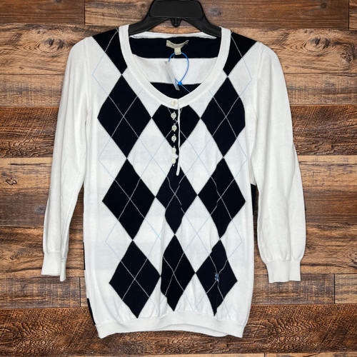 Used Burberry Long Sleeve Top M-8/10 60129-S000518586 Vist Large View of Product Image Which is Used Burberry Long Sleeve Top M-8/10