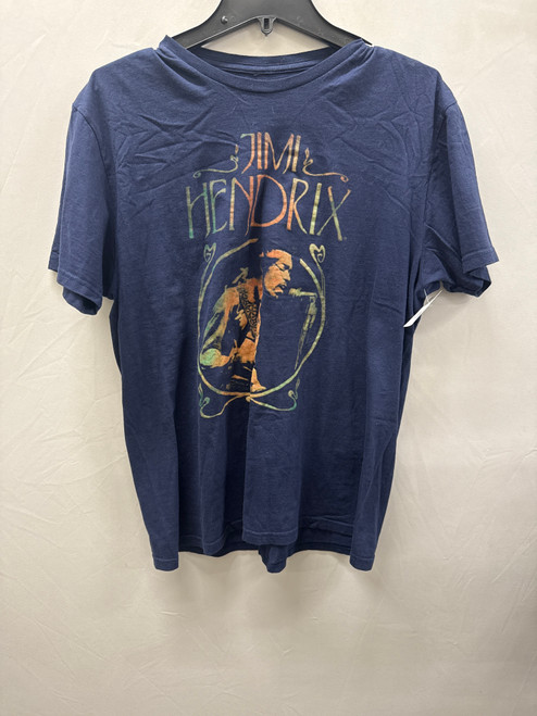 Vist Large View of Product Image Which is Used Blue Jimi Hendrix Mens T-Shirt L